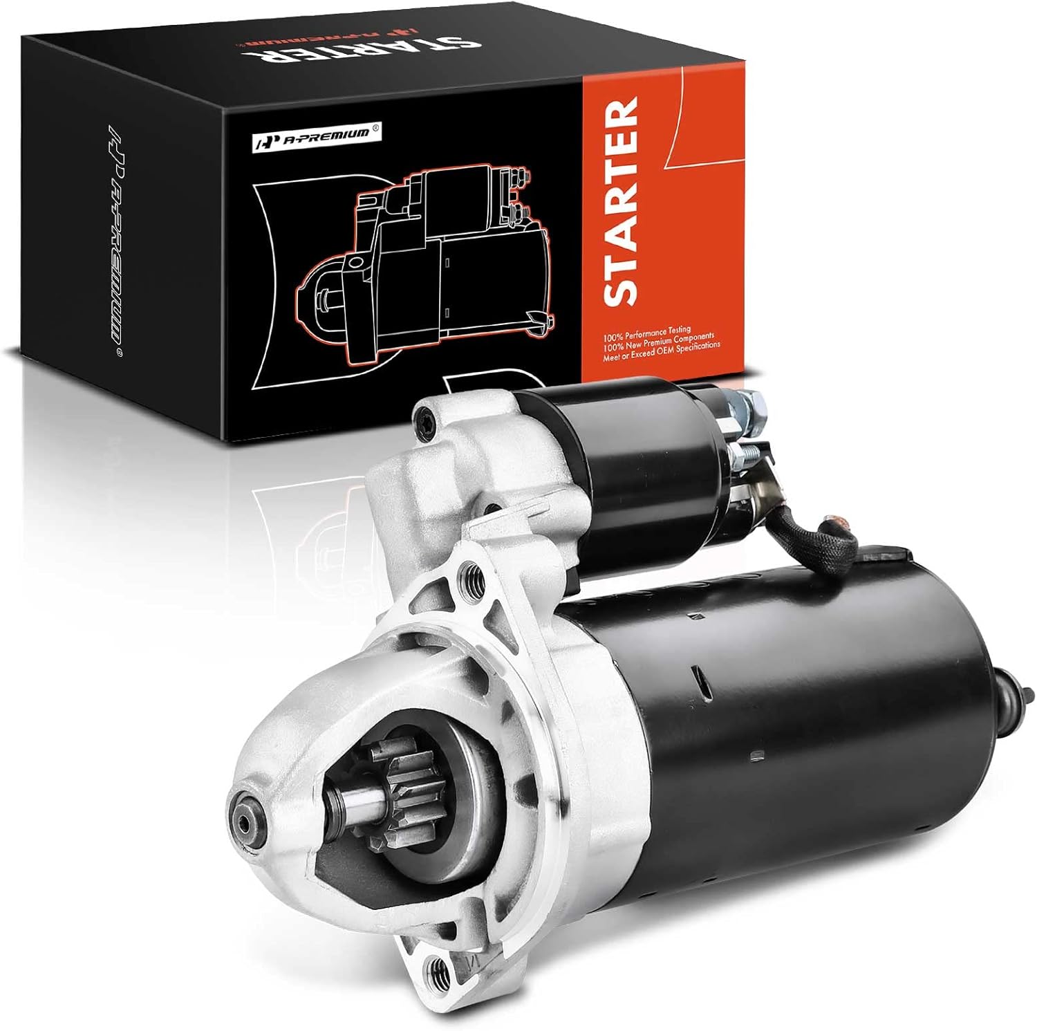 A-Premium Starter Motor Compatible with Dodge Sprinter 2500/3500 03-06 2.7L & Freightliner Sprinter 2500/3500 02-06 2.7L & Mercedes-Benz E320 05-06 3.2L, 12V 2.2KW 10 Teeth Clockwise