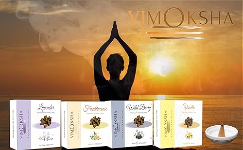 Miniatura 8 de Vimoksha Dhoop ConesDhoop Batti para el hogar, soporte libre, tiempo de combustión de 30 minutos, fragancia de larga duración, regalo, yoga,