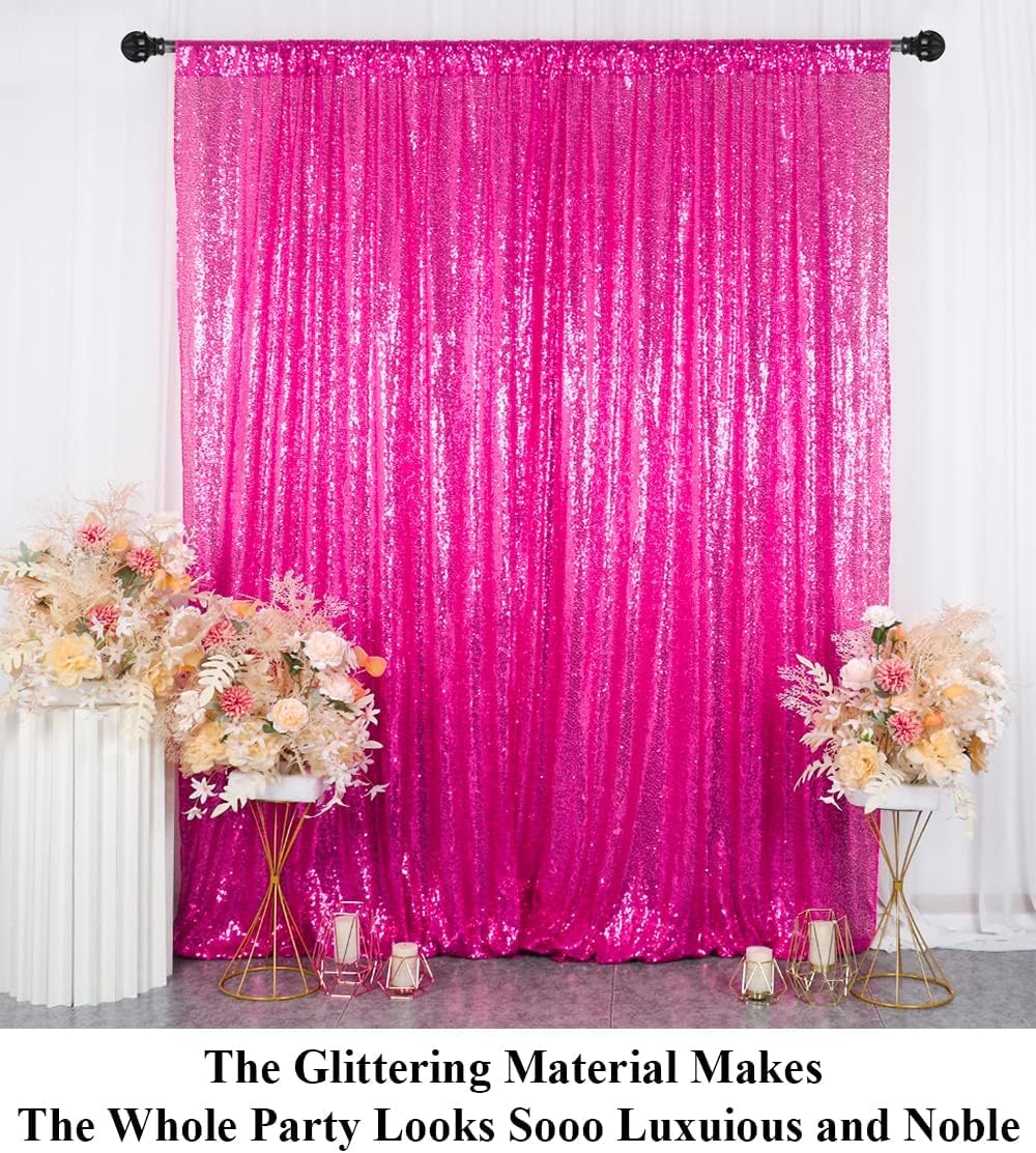 Partisout Sequin Backdrop Curtain 7ftx7ft Sequin Backdrop Sequence Backdrop Party Glitter Backdrop Christmas Sparkle Backdrop Wedding Photo Backdrop and Shimmer Backdrop