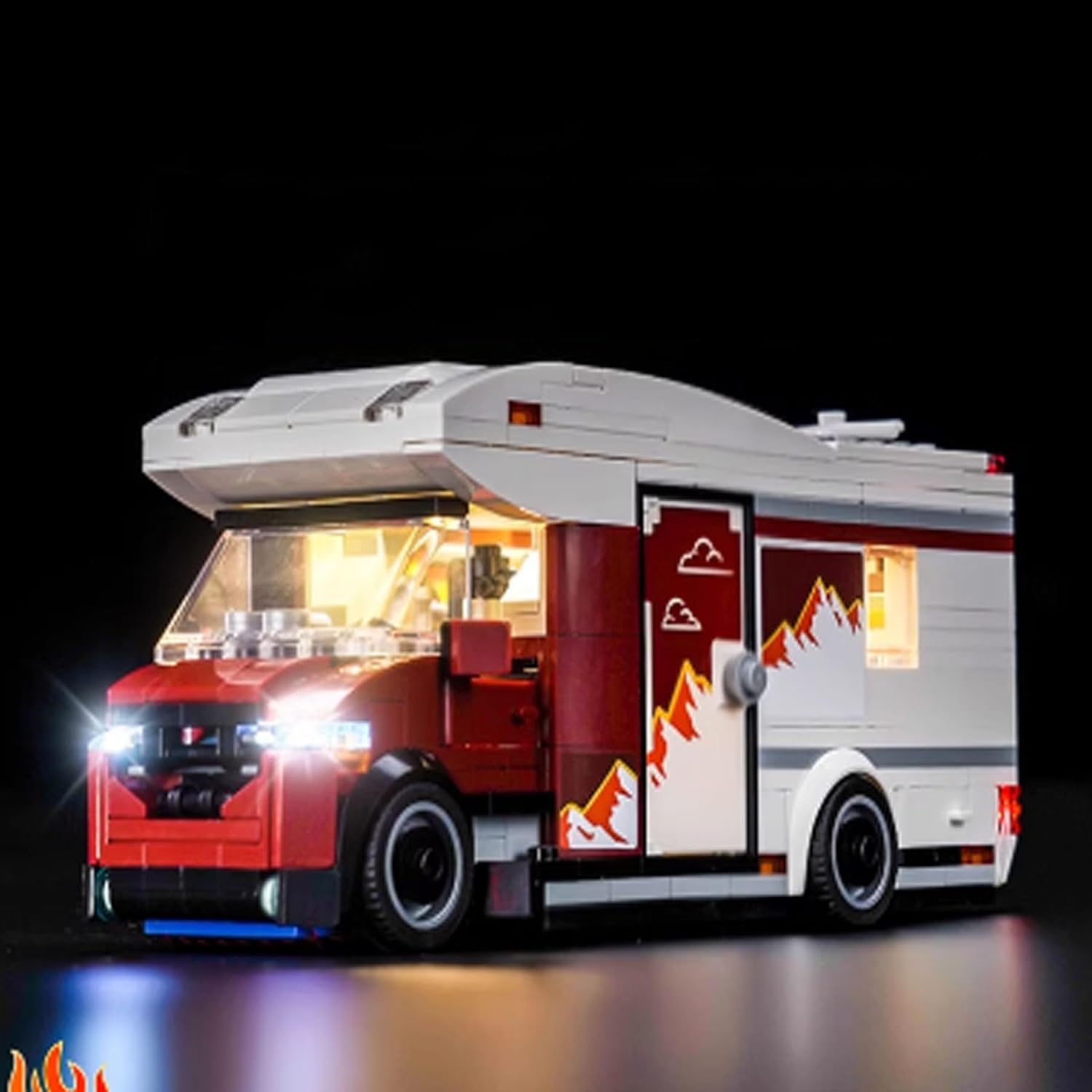 LED Lighting Kit Compatible with Lego 60454 Campervan Series LED Light Set (Model Kit Not Included - Lighting Components Only)