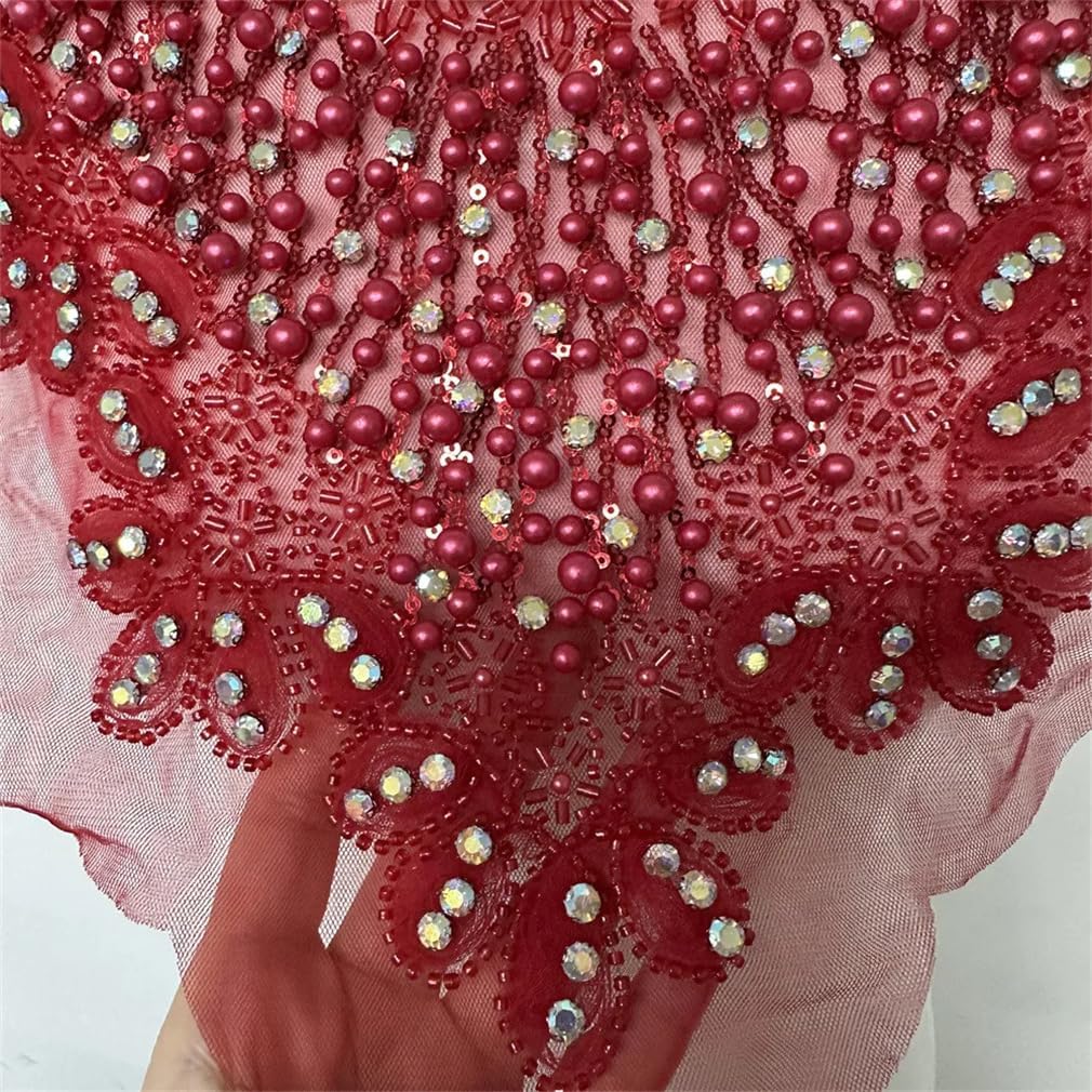 1Pcs Clothing Beaded Accessories Rhinestones Applique Patches for Clothing Decorative DIY