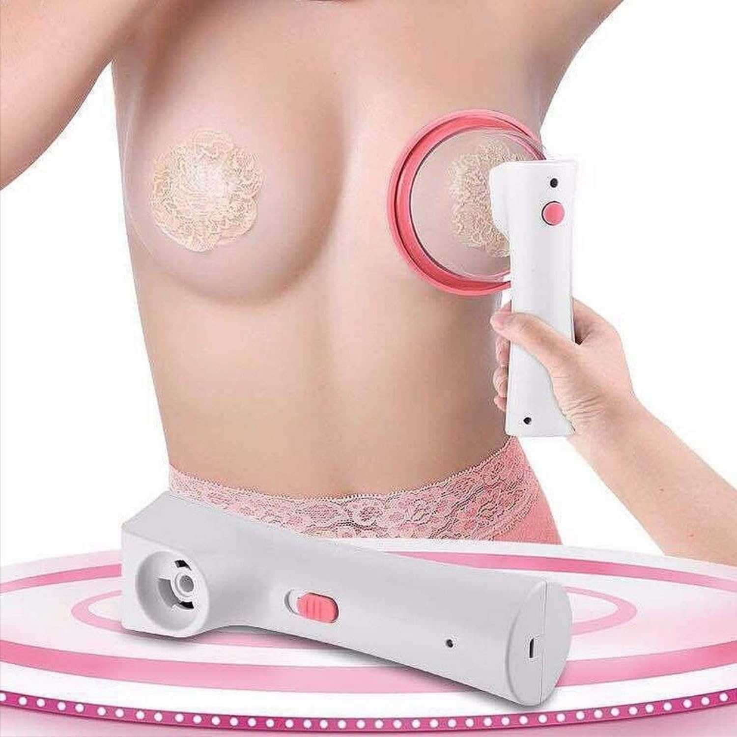 Amazon.co.jp : 電気乳首乳房増強真空マッサージャー、電気真空乳房