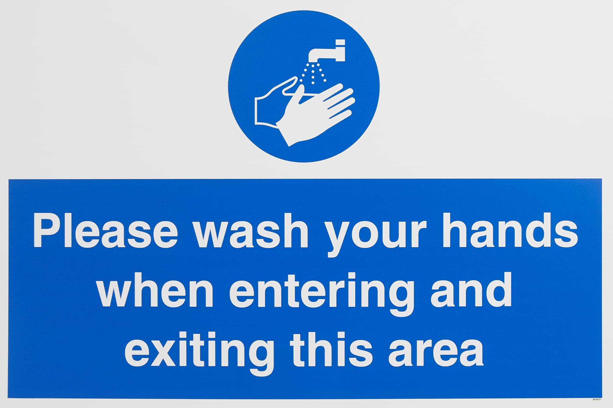 Please wash your hands when entering and exiting this area