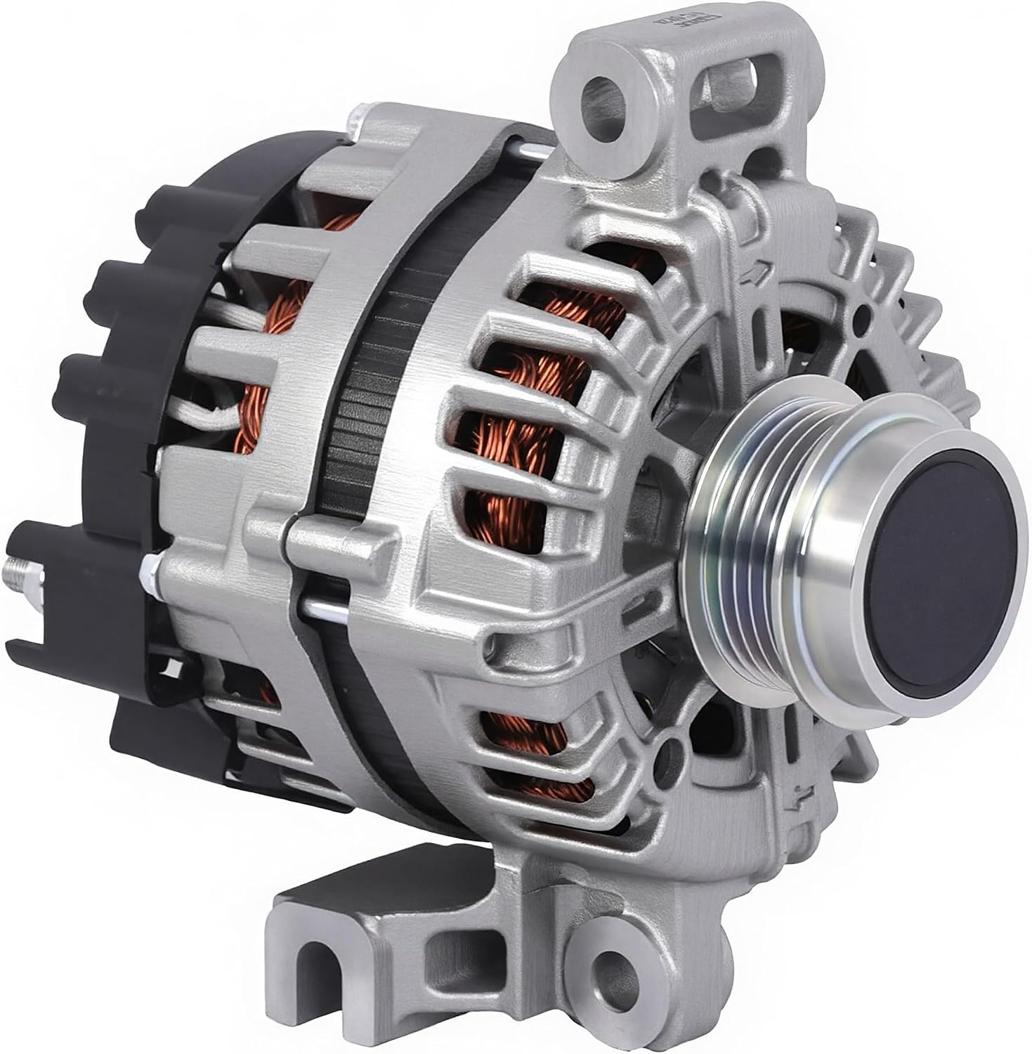 Alternator Compatible with Chevrolet Colorado 2017-2022 3.6L V6-Gas Compatible with GMC Canyon 2017-2022 3.6L V6 12V 170A 6-Groove Pulley Clockwise Replace 84129223