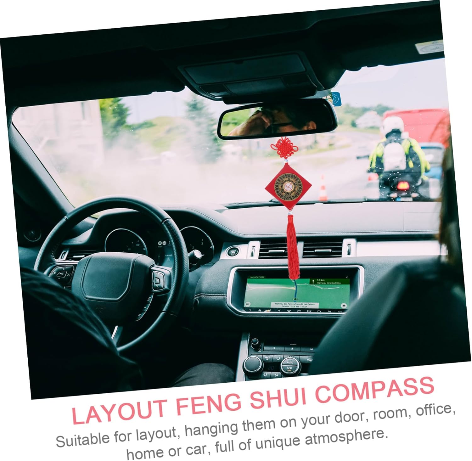 LIFKOME 1pc Professional Feng Shui Compass Desk Decor Car Decor Chinese Symbol