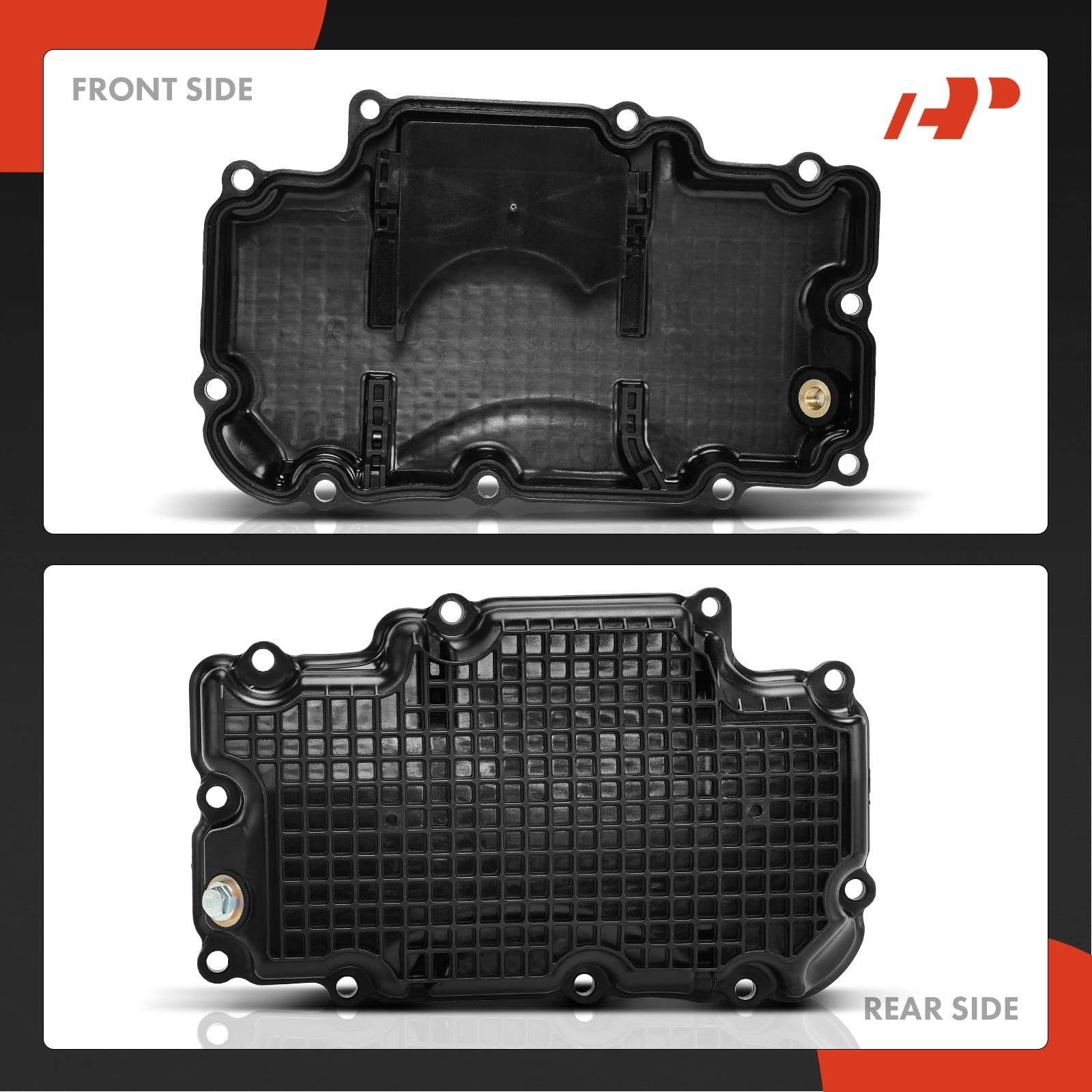 A-Premium Lower Engine Oil Pan Sump W/ Drain Plug & Gasket For Infiniti Q50/Q60 & Nissan Z 3.0L