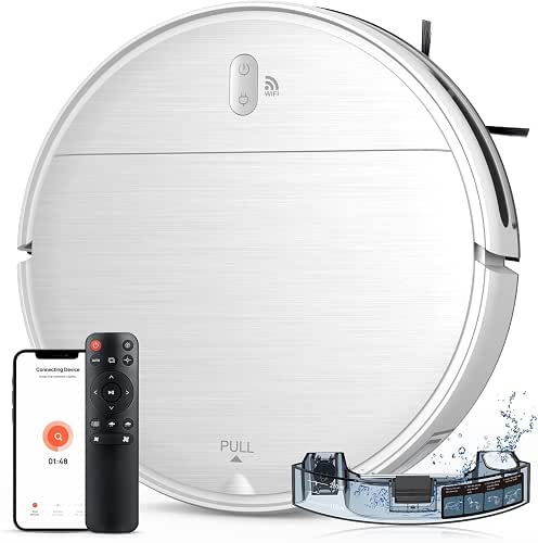 Robot Vacuum and Mop Combo, WiFi/App, Robotic Vacuum Cleaner with