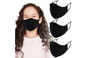 Breathable Cotton Fabric Masks for Teens and Small-Faced Women