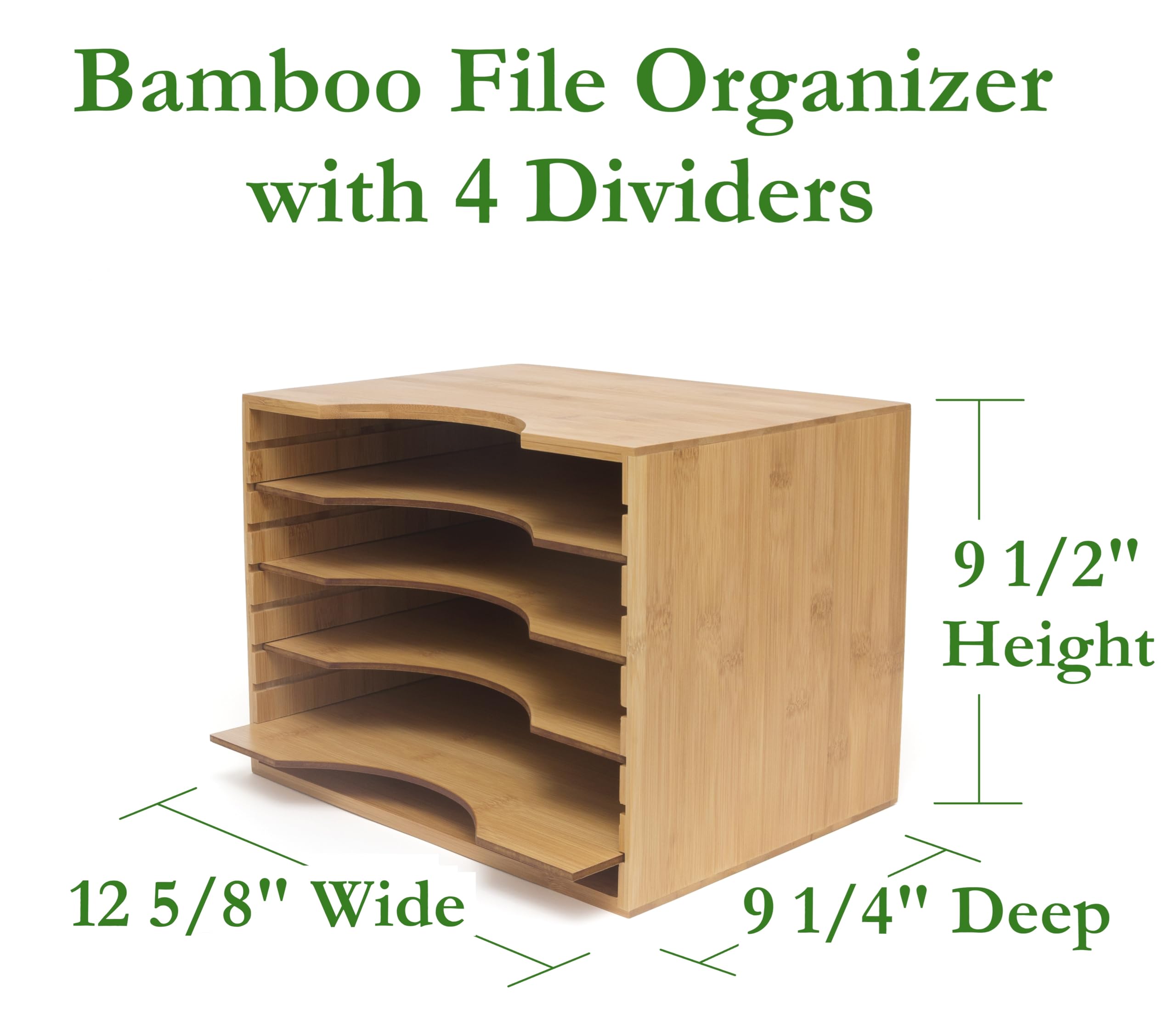Amazon.com: Lipper International 811 Bamboo Wood File Organizer