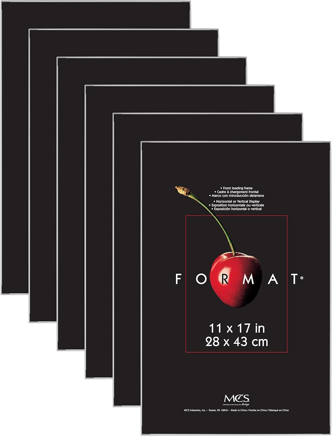 MCS Format Picture Frames, Gallery Wall Frames, White, 11 x 17, 6Pack Everything Else