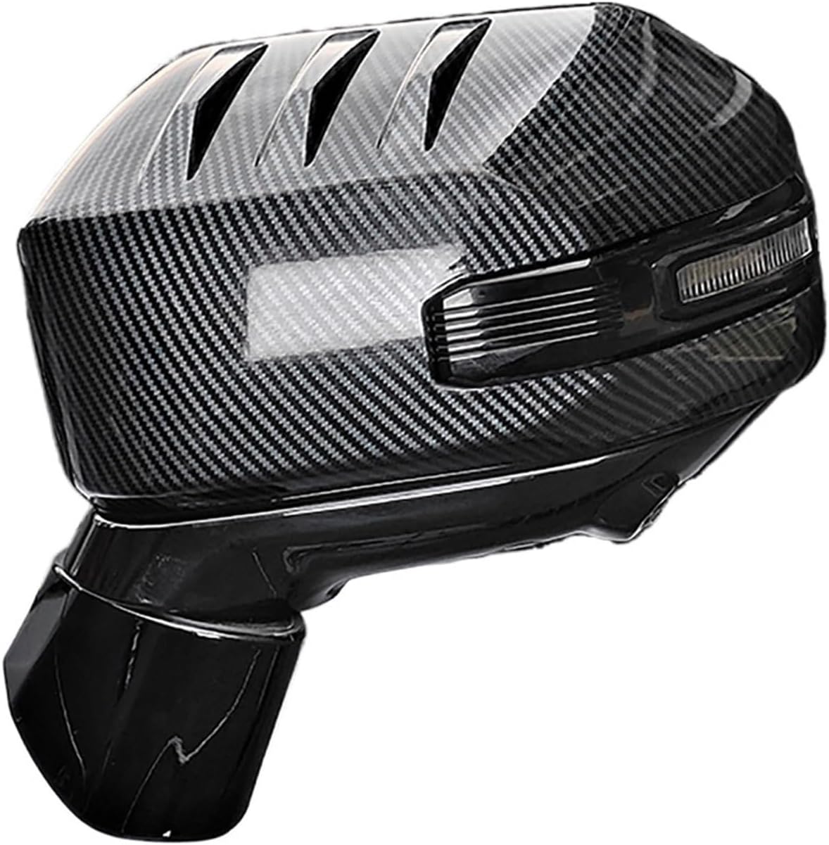 Rear View Mirror Cover Protective Shell Reverse Mirror Cover Decorative Strip Compatible For Chery Jetour Traveler 2023 2024(Color:Carbon Fiber Color)