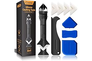 Outstanding Caulking Tool with Grout Remover for Bathroom Renovations