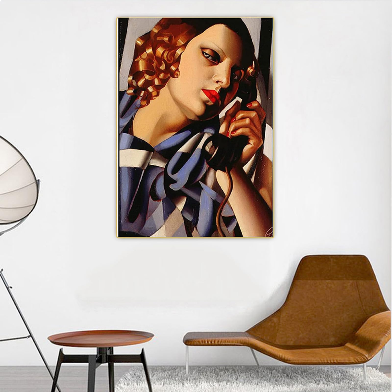 Tamara De Lempicka Posters and Prints《Woman Portrait》Canvas Wall