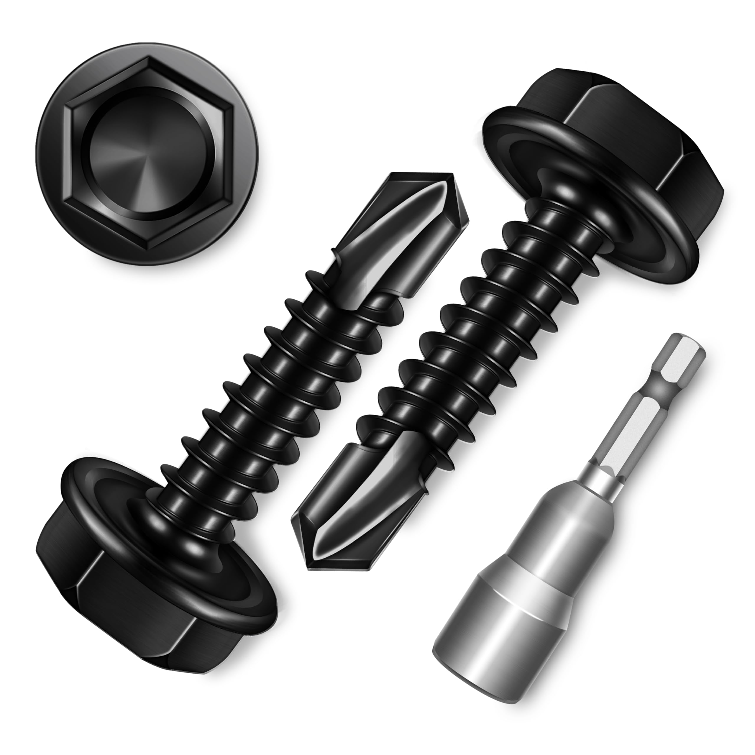 Sheet Metal Screws - 100 Stainless Steel Self Drilling -31 Sheet Metal Screws - 100 Stainless Steel Self Drilling -31