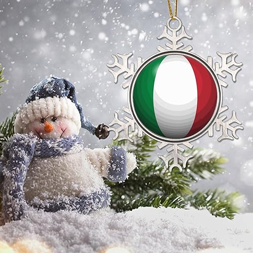 Vista 61 de Bandera de Kenia, adornos colgantes para árbol de Navidad, copo de nieve nacional, adorno de metal, recuerdo de Navidad, regalo de Kenia, decoración