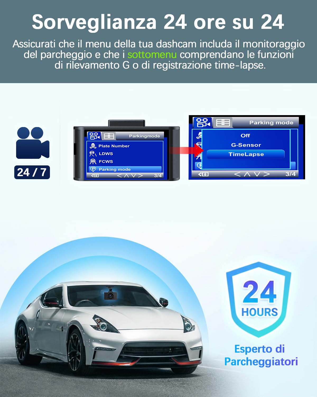 Kit Cablaggio USB-C, Dash Cam Hardwire Kit 4m/13.12ft 12V/24V a 5V/2.5A Auto Cavo di Ricarica Kit con Strumento di Installazione cavo di alimentazione