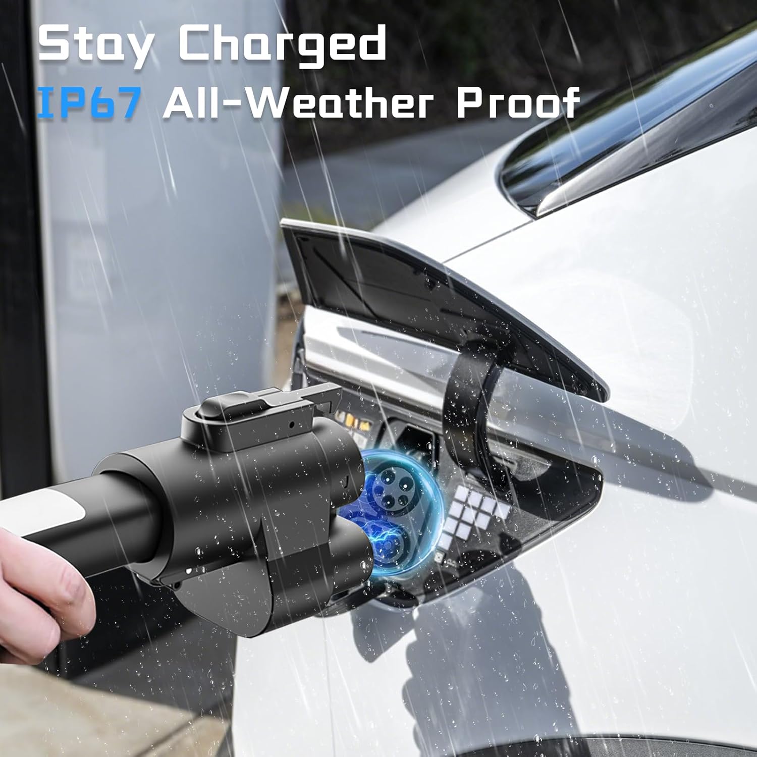NACS to CCS1 Electric Vehicle Charging Adapter,500A/1000V Compatible with Tesla Charger V3/V4 Supercharger to CCS Fast Charge,Fit for Ford/GM/Rivian EVs