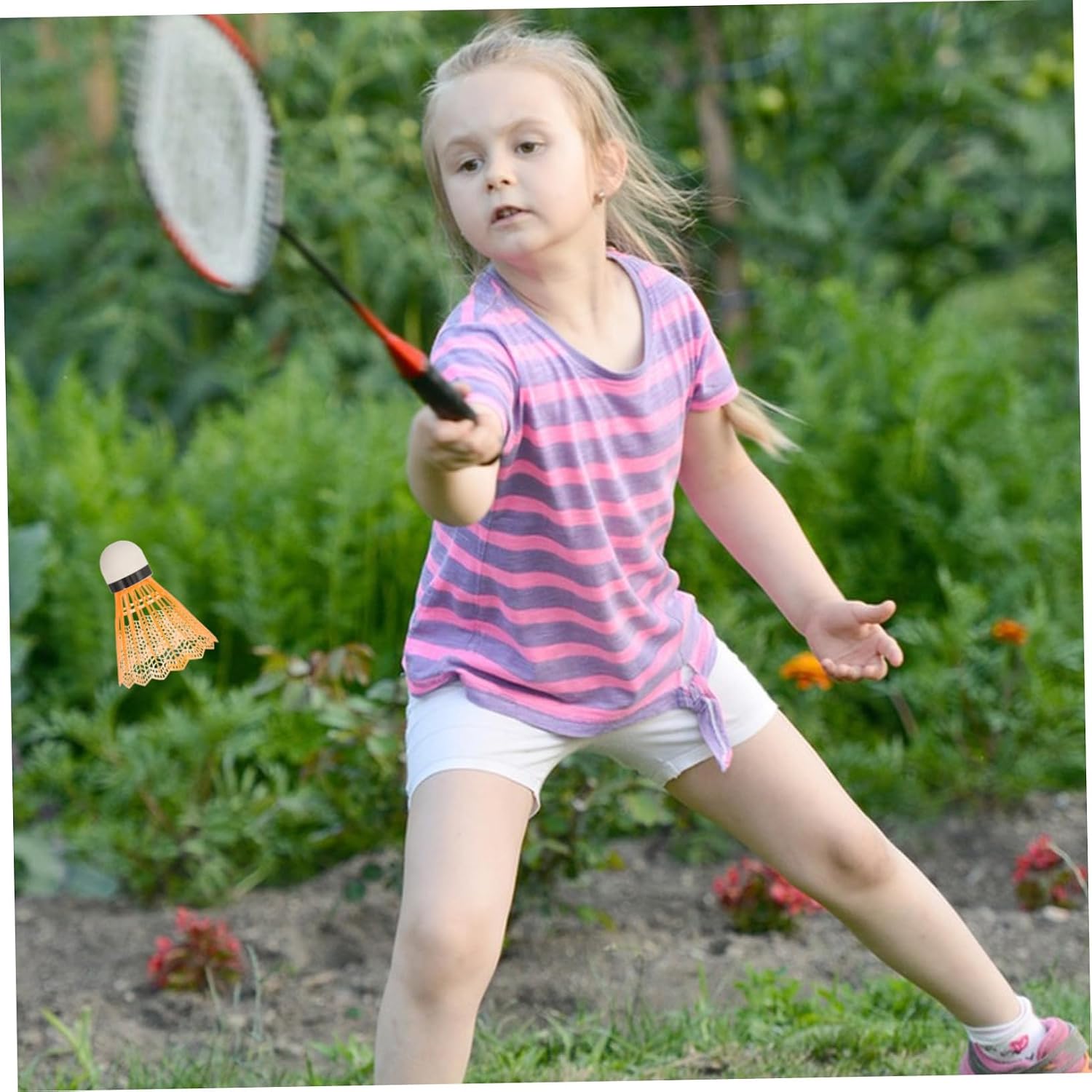 36pcs Boys and Girls Badminton Plastic Shuttlecock Lightweight Boy Girl's and Attractive for Exercise