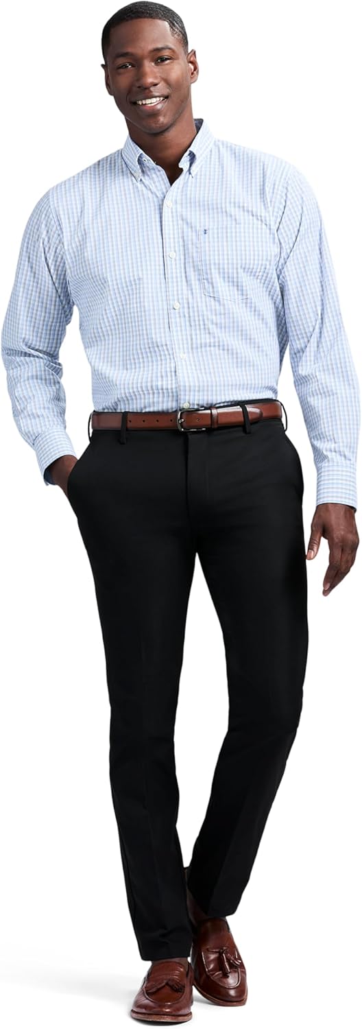 Izod Mens Chino Dress Pant Cotton Touch Performance - Image 4