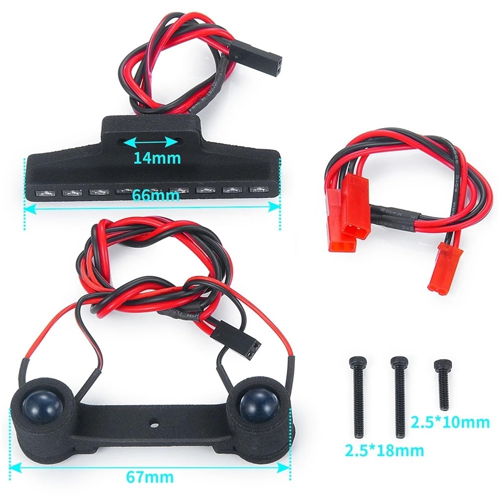 RC Auto Modell Zubehör Für Buggy E-RVEO 1076-3 1/16 Lichter Kit Vorne Hinten Rücklicht Scheinwerfer Lampe Bar Für Mini RC Auto Teil Modell Zubehör
