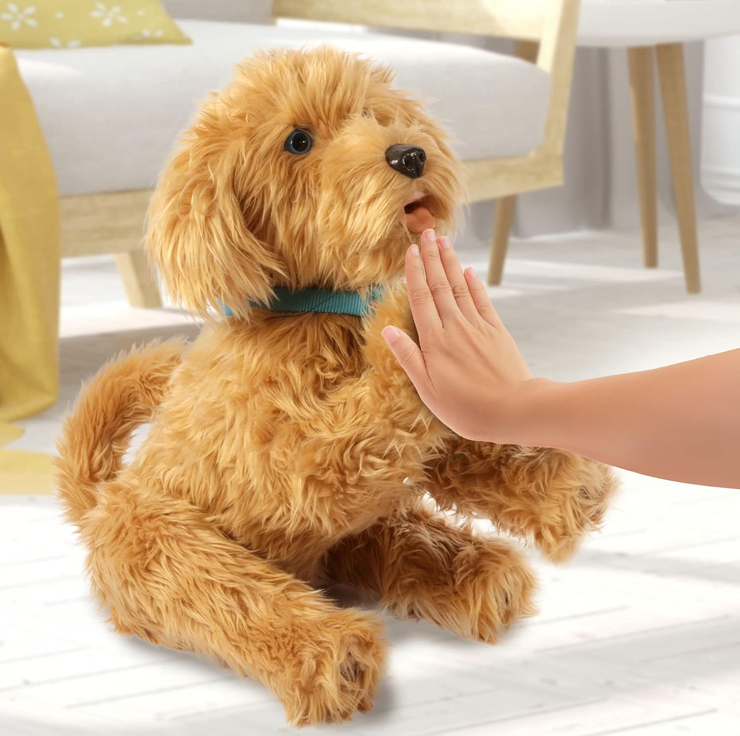 My Fuzzy Friends Sky Rocket Moji Interactive Labradoodle