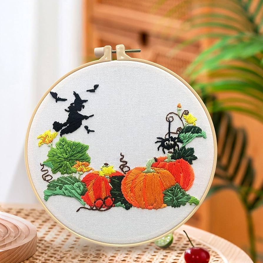 ビンテージカントリー♢刺繍アート♢3点セット♢ハロウィン♢クリスマス♢イースター キットミニハロウィン - ステッチビーイング