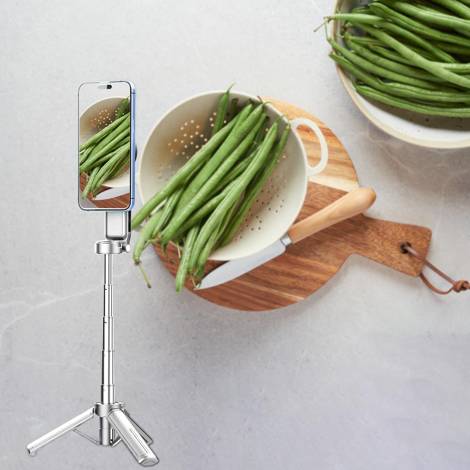 Bastone Selfie Magnetico Treppiede Telescopico A Cinque Sezioni Con | Supporto Magnetico Per Cellulare Viaggi, Vlogging, Registrazione Golf, Fotografia Con Sma