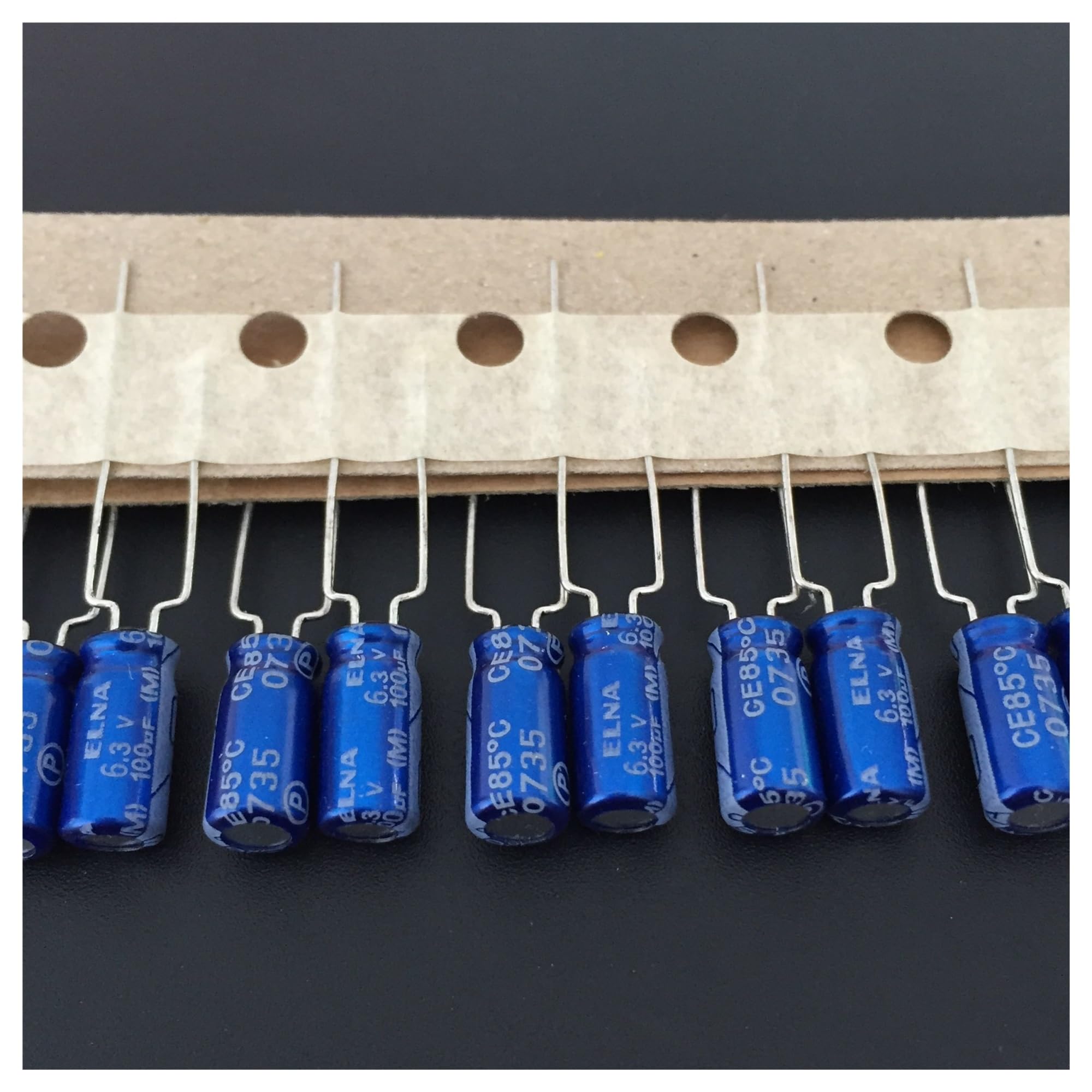 Condensateur audio 100uF 6.3V RE3 par 5 pièces pour réparation de cartes électroniques
