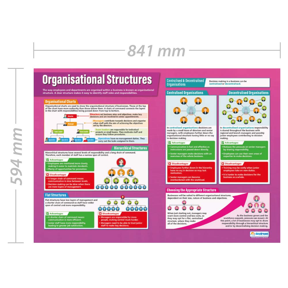 Daydream Education Organizational Structures, Organisational Structures, 85L x 59.4W cm - Image 2