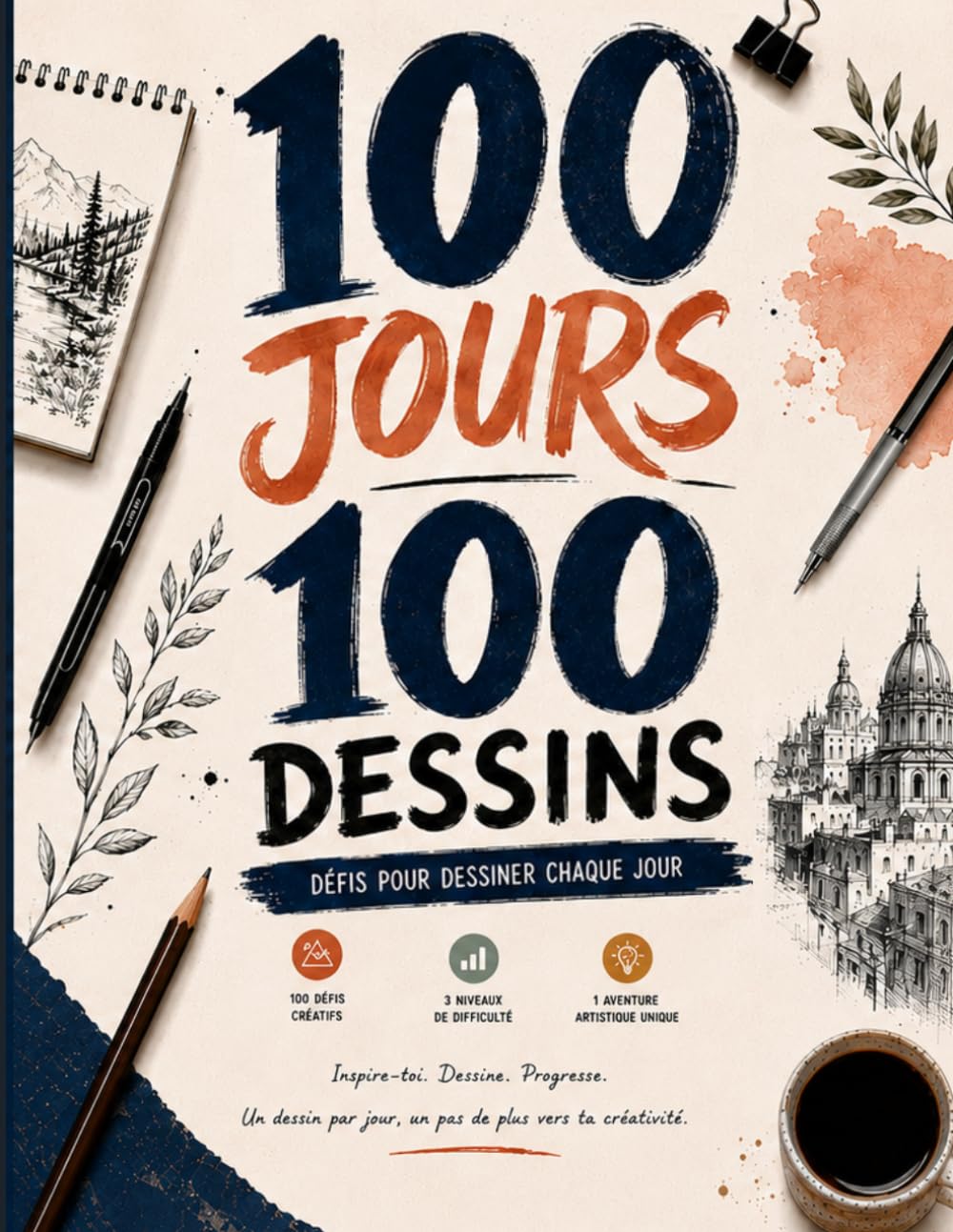 100 Jours 100 Dessins : Défis pour dessiner chaque jour
