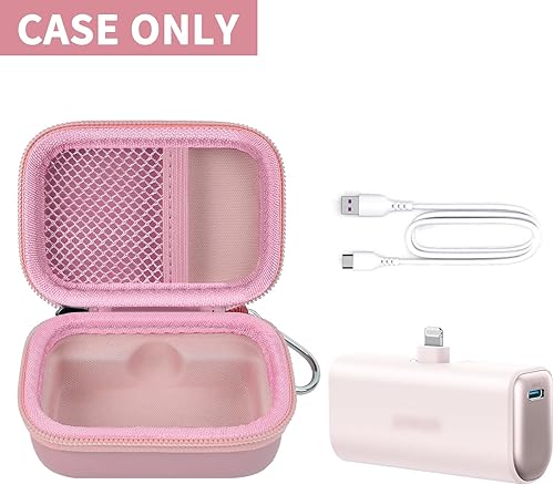 Miniatura 9 de Boobowl Case Compatible with Anker Nano Power Bank with Built-in Lightning Connector 5,000 Mah 12W, Portble Charger Storage Holder for amelemafor