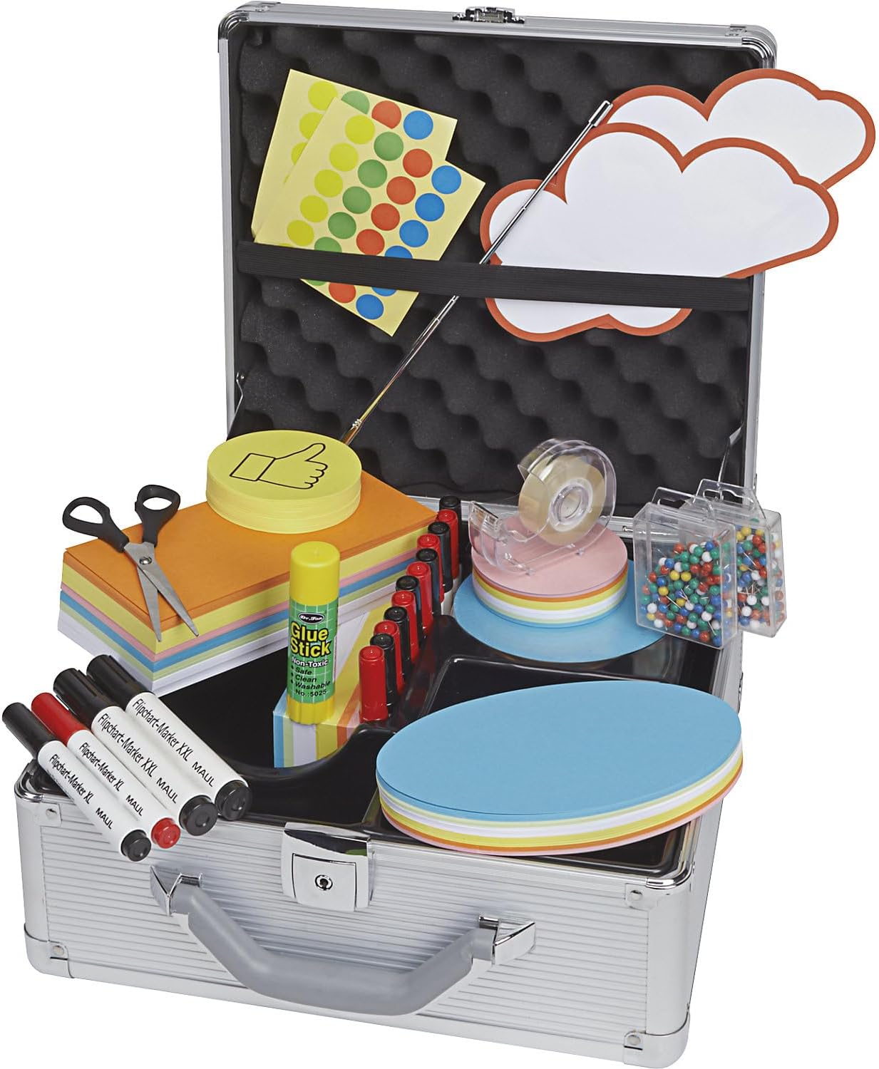 MAULpro Compact Aluminium Lockable Presentation Case 36 x 35 x 16.5 cm