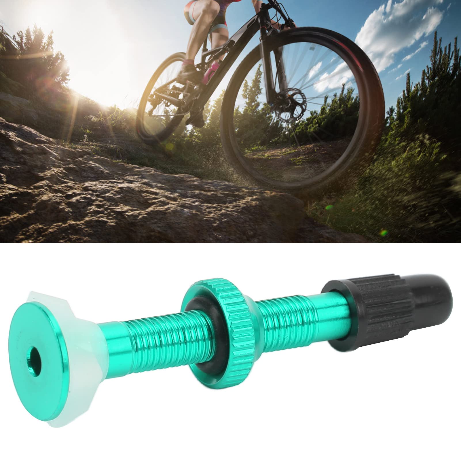 2x PRESTA Valvola Bicicletta Tubi 40/44-559 47-559 50/57-559 47 - Foto 4