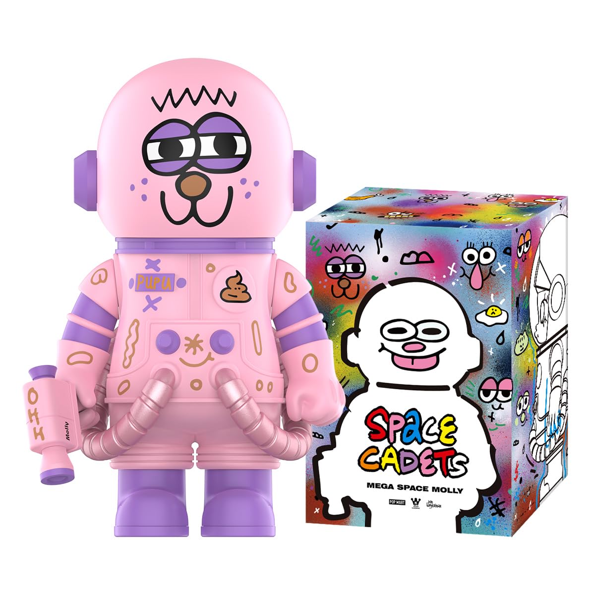 ポップマートSPACE MOLLY 400% Jon Burgerman 2個 s-l400.jpg