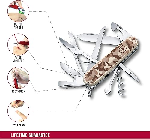 Miniatura 3 de Victorinox Huntsman Camouflage Desert - Cuchillo de bolsillo (15 funciones)