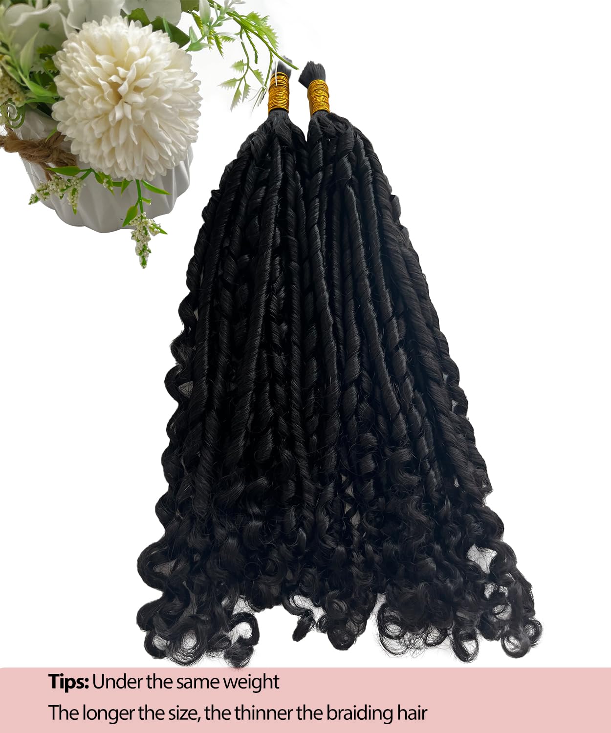Belaved Human Braiding Hair for Boho Braids Nature Black Body Curly Bulk 100g Human Hair Extensions Brazilian Virgin Curly Knotless10A Micro 2 Bundles 24 Inch 1B