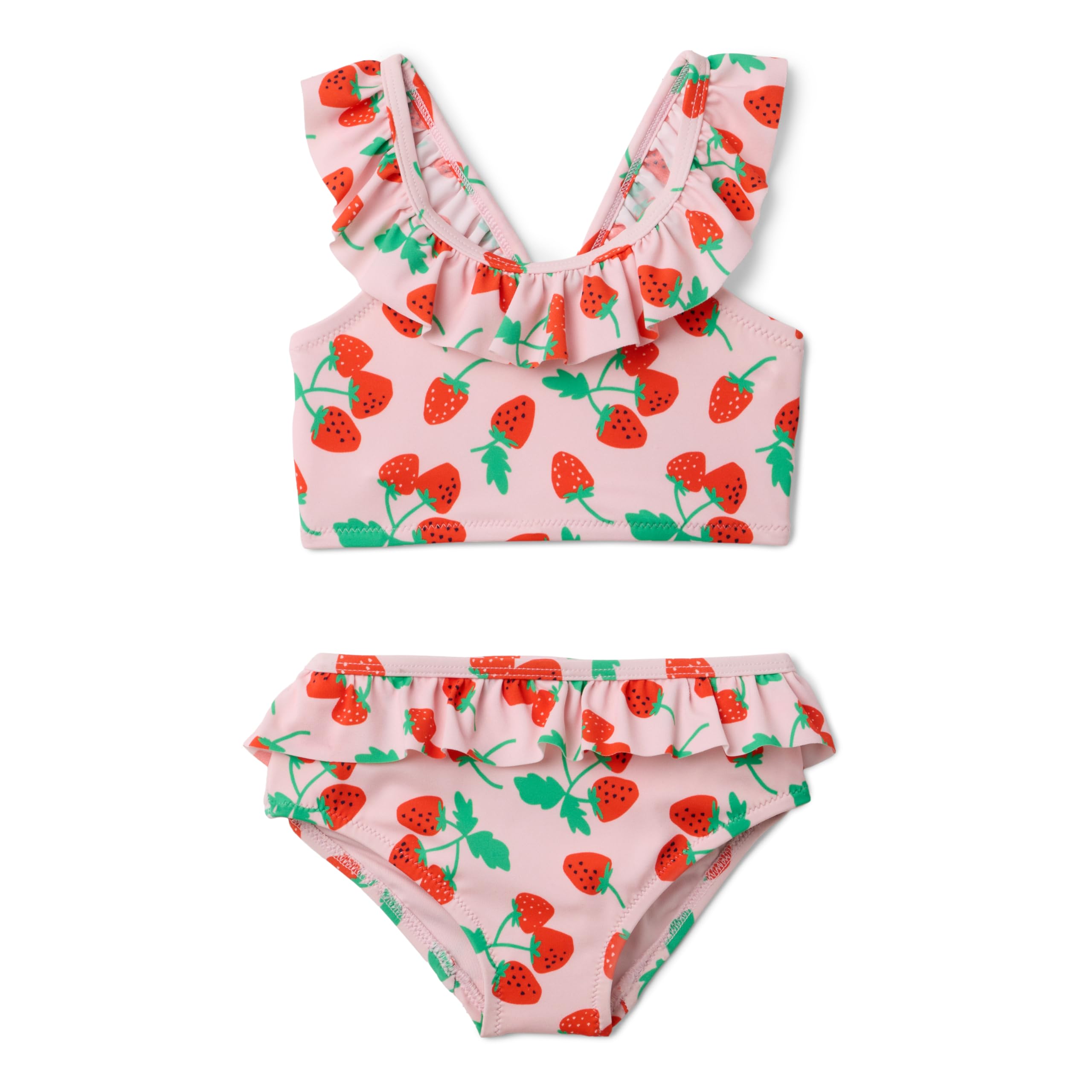 Amazon Essentials Mädchen Zweiteiliges Bikini-Set mit Rüschen