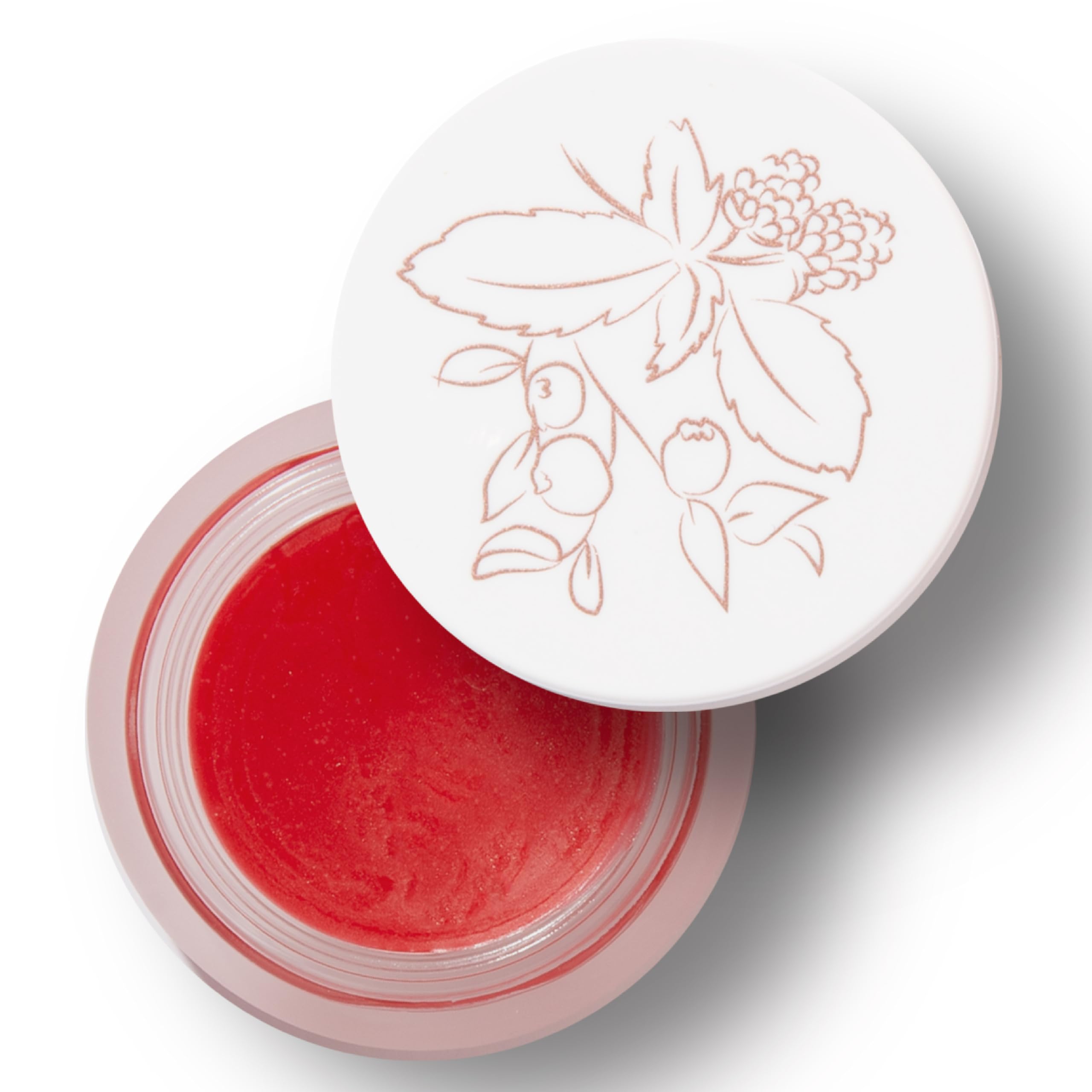 100% PURELip & Cheek Tint (Fruit Pigmented), Cranberry Glow, Long Lasting Lip and Blush Stick, Natural Makeup, Lip Tint, Cream Blush (True Cranberry Red Color) - 0.26 Oz