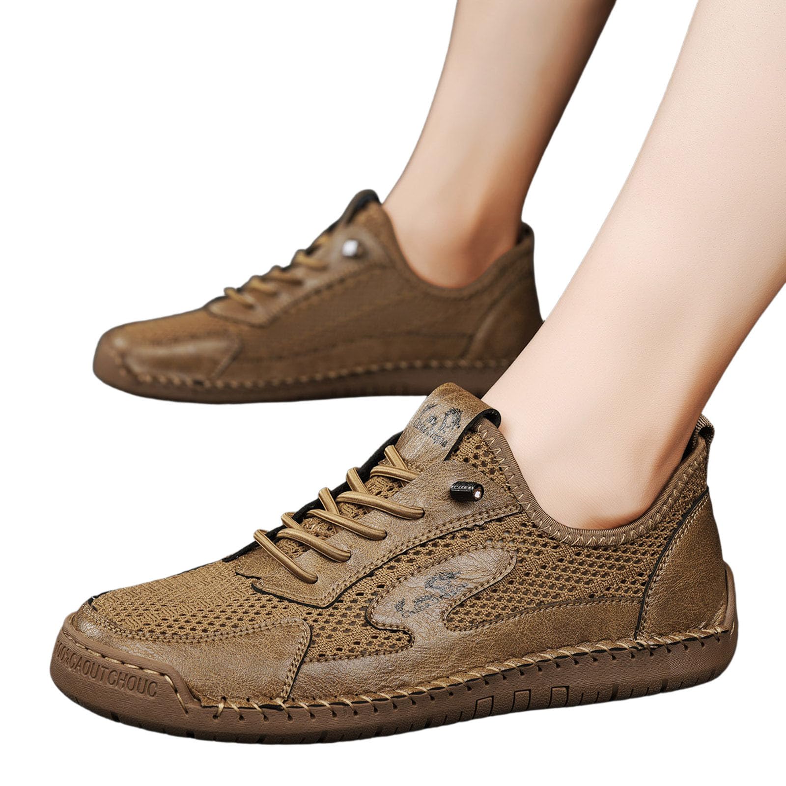 Sandalias Playa Hombre Suela de Goma Malla Transpirable con Bandas Ajustables Senderismo Casual Chanclas Piscina Zapas Calzado Sandalia Durable Flexible para Ciudad