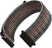 Vista 23 de WOCCI - Correas de reloj ajustables de nylon para deporte con cierre de gancho y bucle, correas de reloj de liberación rápida para hombres