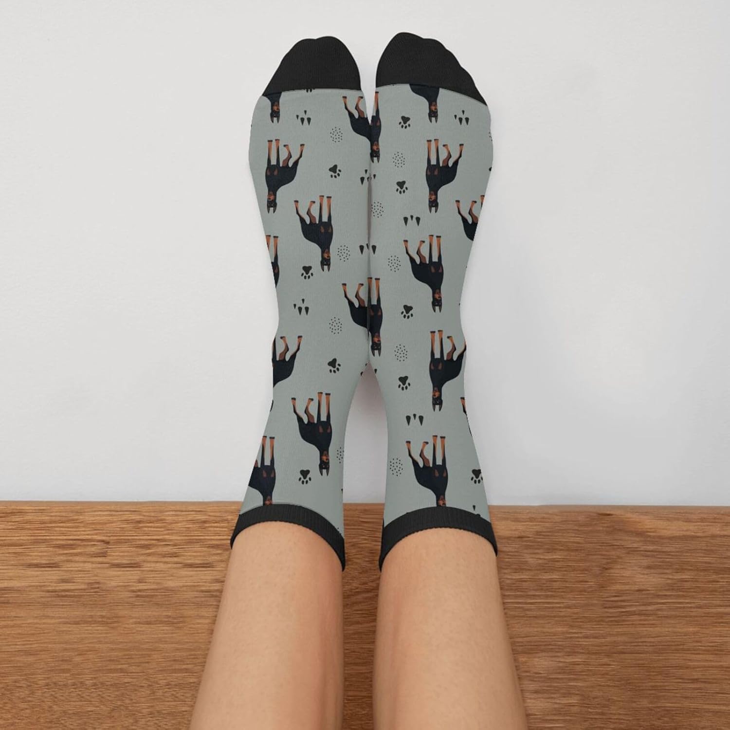 Funny Dog Novelty Crew Socks Casual Crazy Funny Dress Socks For Women Men Teens Gift - Image 3