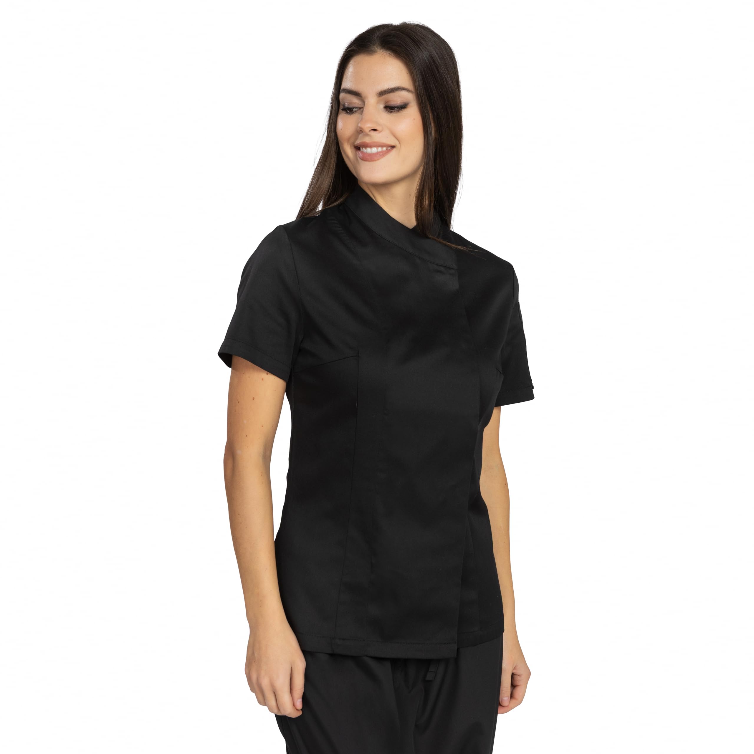 PALLTEX Nori Lady SS Veste De Cuisine Femme Veste Cuisine Femme Veste Cuisine Femme Professionnel Veste De Cuisine Femme Professionnel Blouse De Cuisine Femme