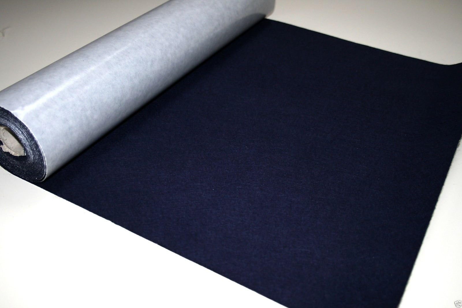 Self Adhesive Felt Baize Fabric Mini Rolls - Navy, 1Mtr - 100cmx45cm