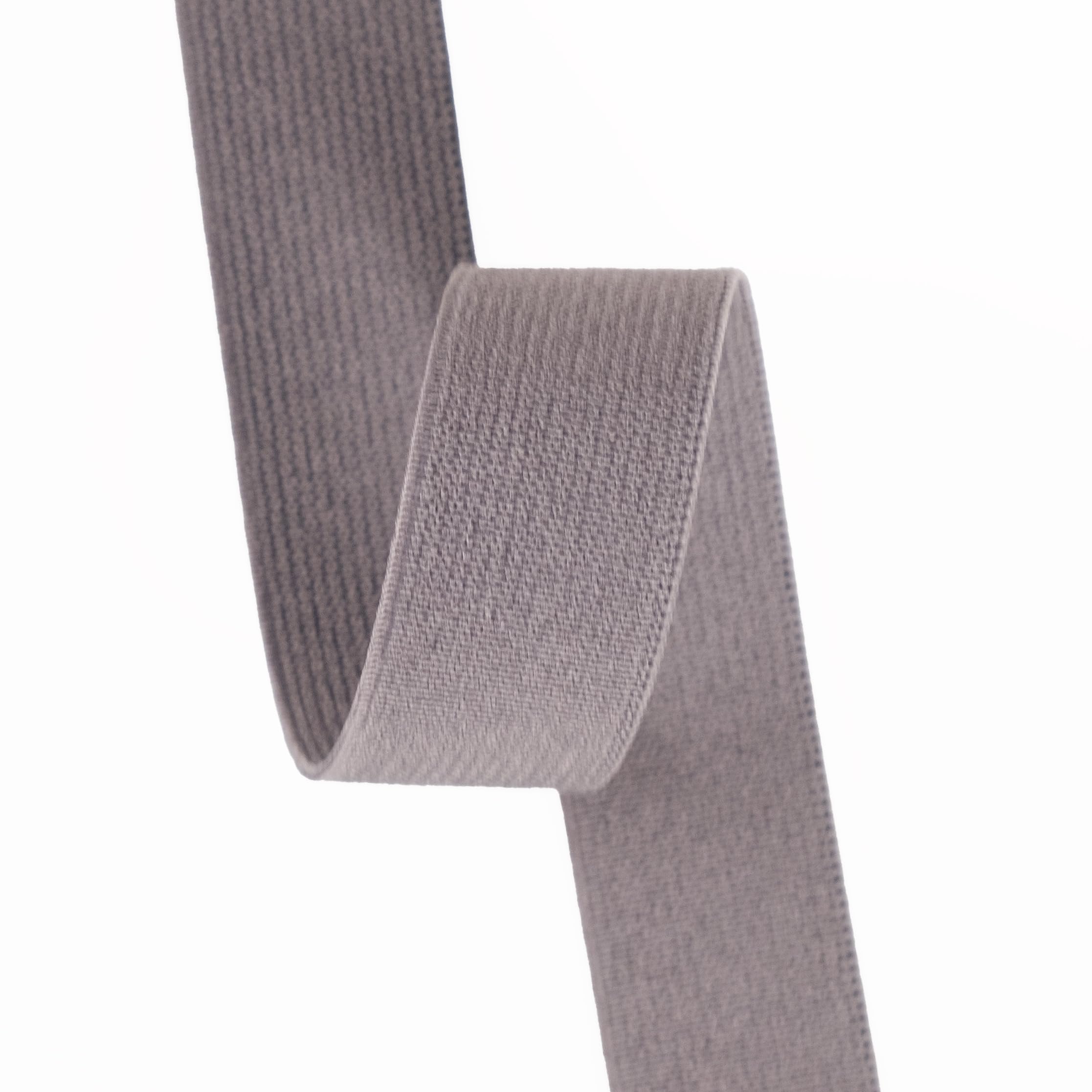 Coloured Elastic for Sewing 20mm Sewing Elastic, Woven Type, 5 Metres (Grey) - Image 3