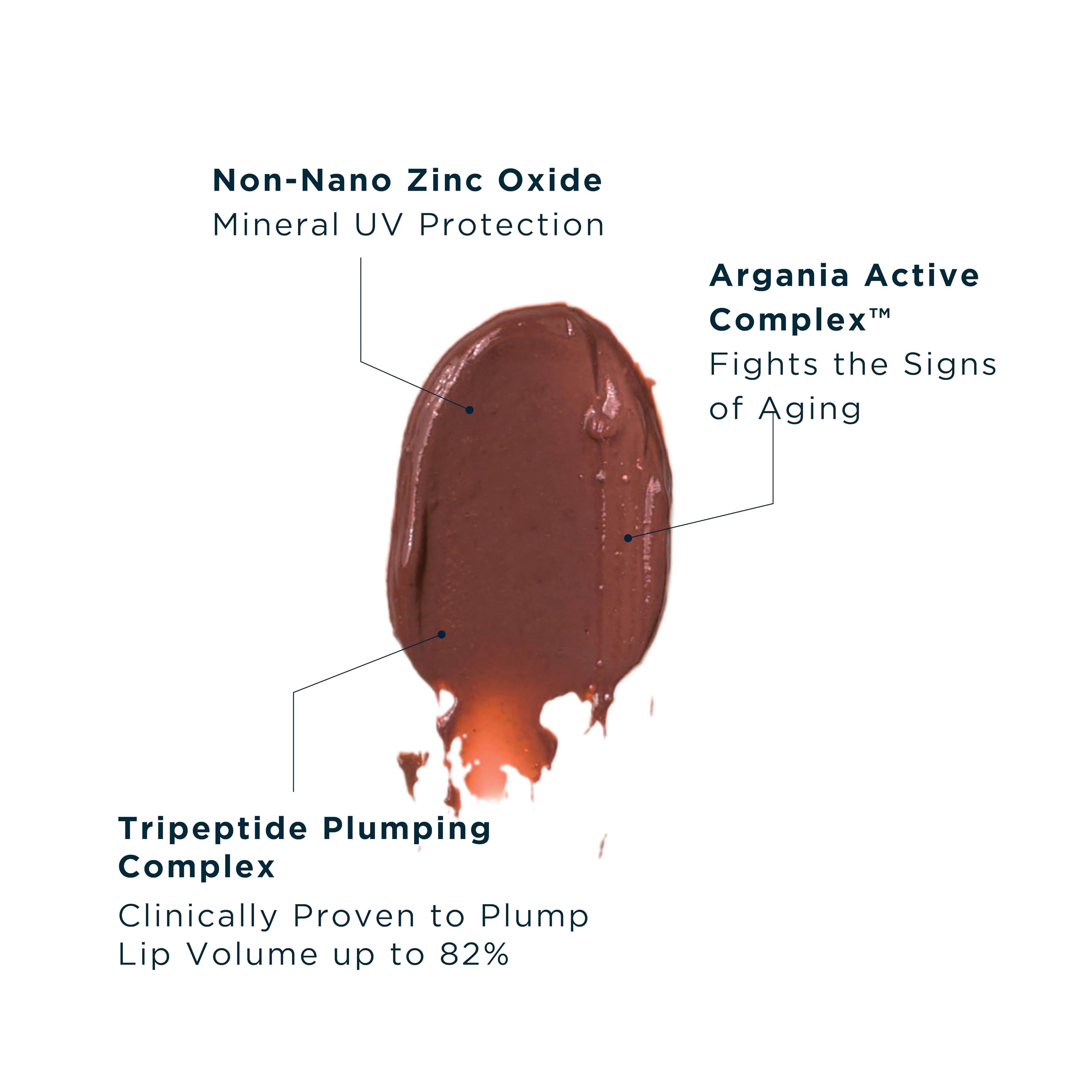 FRÉ Plump Me Peptide Lip Tint SPF 30 (Cassis) – 4-in-1 Plumping & Hydrating Mineral SPF 30 Lip Tint with 100% Non-Nano Zinc Oxide, Clean, Vegan Lip Care