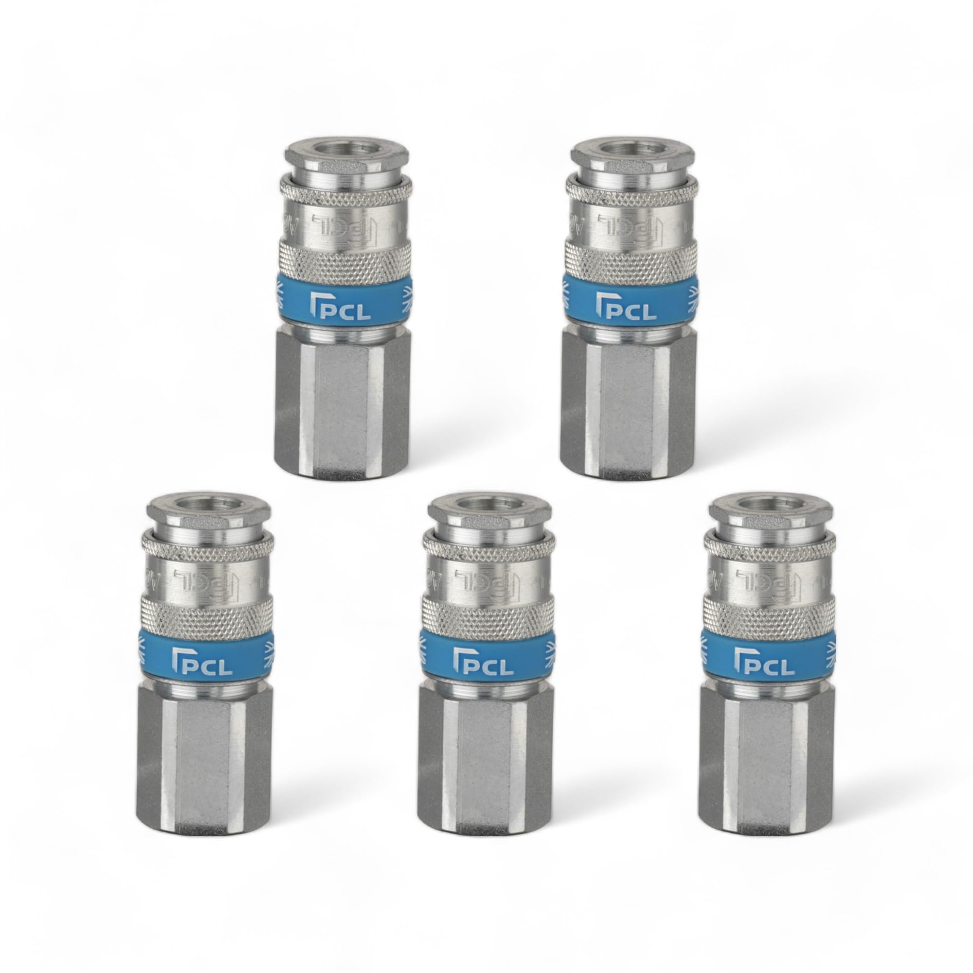 x5 Genuine PCL Air Line XF Euro Range Female Coupling 1/2 Fitting Connector