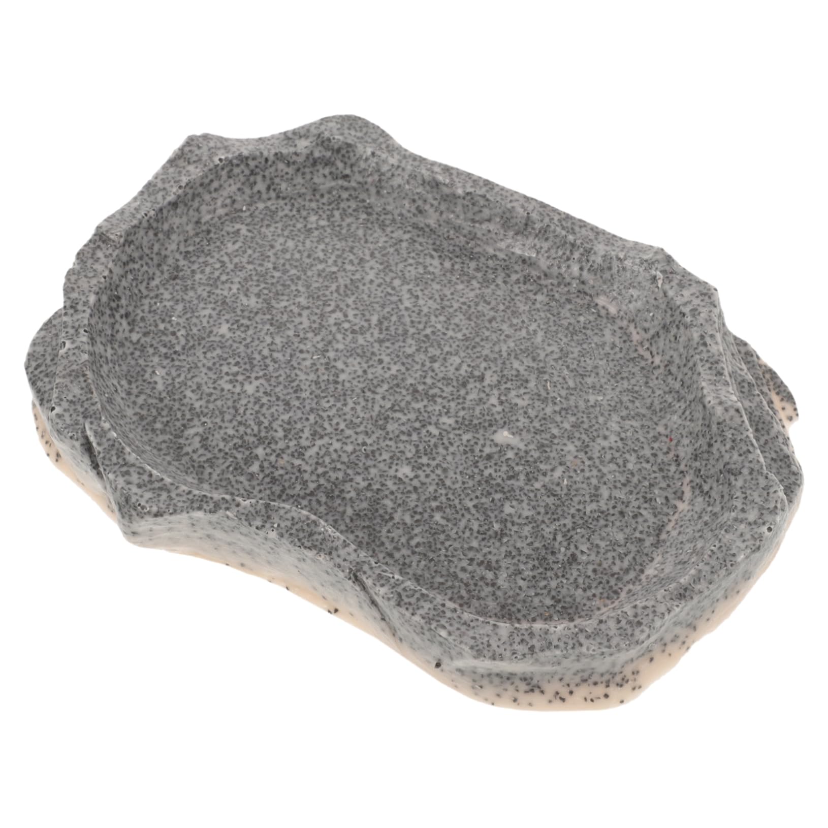 SUPVOX 5piezas Tazón De Resina para Reptiles Comedero y Bebedero Simulación De Piedra Accesorio Multifuncional para Terrarios y Alimentación De Mascotas para Lagartijas Ranas y Geckos