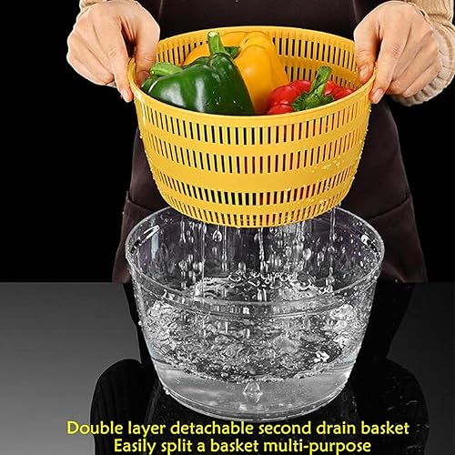 Miniatura 2 de Ensalada eléctrica recargable Filtro automático de ensalada de gran capacidad de secado rápido para cocina Frutas y verduras Spinner y escurridor