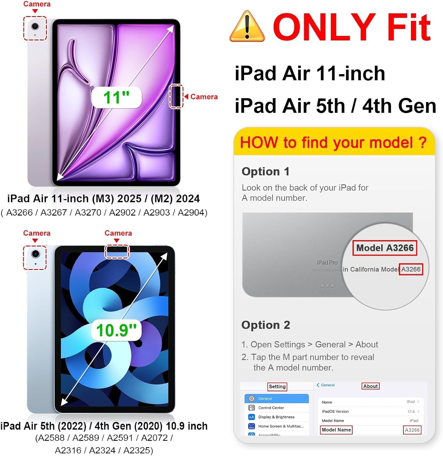 Customized Personalized Case for iPad Air 5th/4th Gen 2022/2020 10.9 Inch with Pencil Holder-[Auto Wake/Sleep] Custom Photo Collage Picture Folio Trifold Stand Cover Soft TPU Clear Back, Matcha
