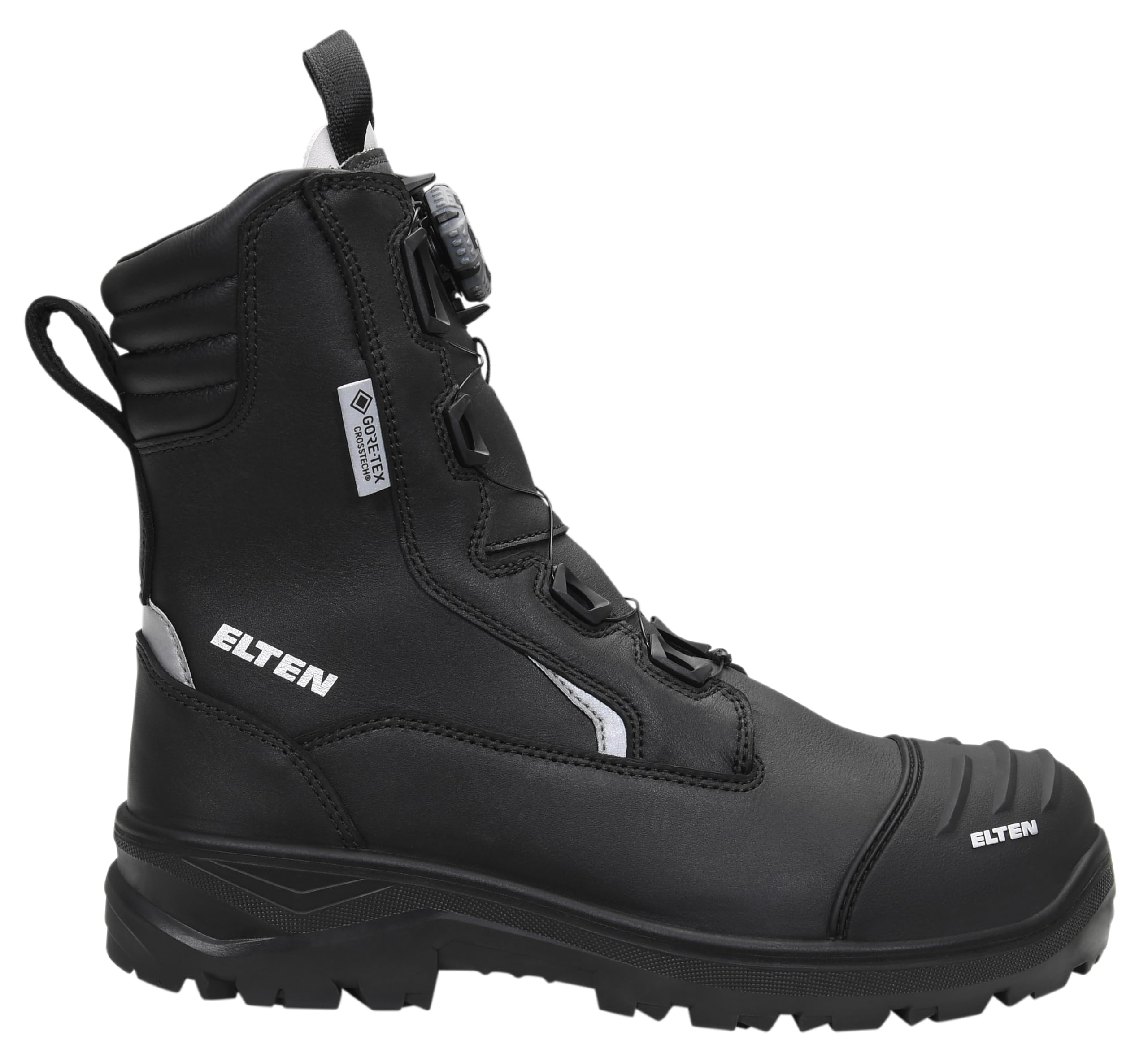 ELTEN FRASER Pro BOA GTX High ESD HI3 CI Typ F1PA | Feuerwehrschuhe für Damen & Herren, GORE-TEX, Stahlkappe, bequeme Passform, schneller Ein- und Ausstieg, sicher
